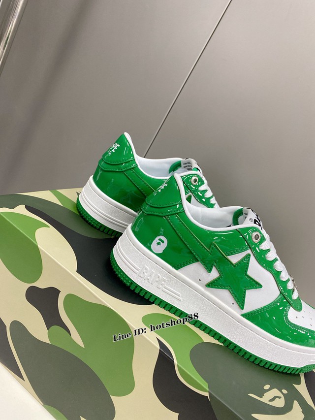 BAPE STA專櫃2022春夏全新明星同款滑板鞋情侶款運動板鞋 dx1789